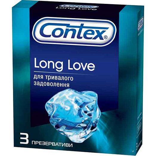 Презервативы Contex 3 Long Love продлевающие CONTEX Великобритания