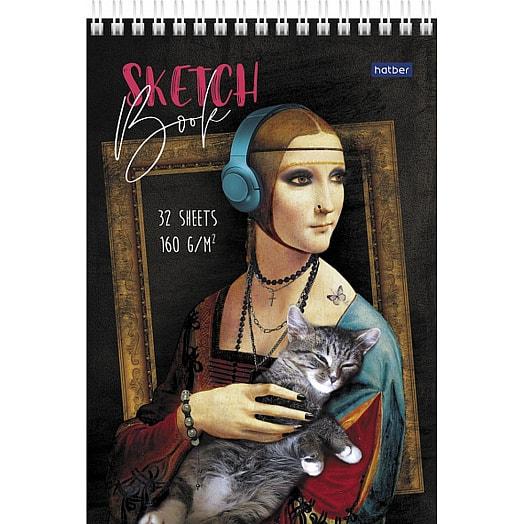 Блокнот SketchBook 32л А5 без линовки арт.32Б5Aгр_28290 ООО Хатбер-М Россия hatber