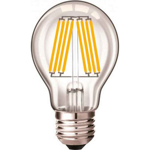 Лампа светодиодная филамент LED-FG A60 10 W 4000K E27 Horizont Беларусь Horizont