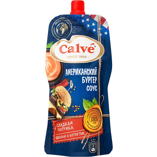 Соус Calve Американский бургер 230г дой-пак Россия