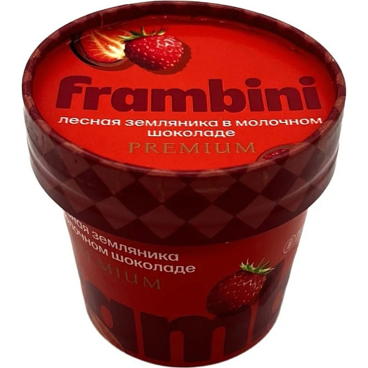 Земляника в молочном шоколаде зам 60г Frambini Россия Frambini