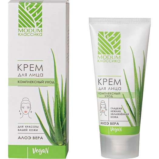 Крем для лица 50г алоэ вера Модум наша косметика Беларусь MODUM