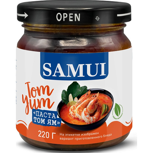 Соус Паста Том Ям 220г ст/б Chefs Choice Food Manufacturer Co., Ltd Тайланд