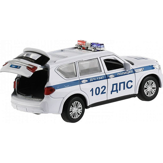 Машина металл INFINITI QX80 Полиция арт. QX80-12POL-WH Россия