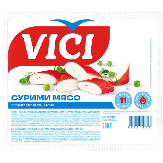 Сурими мясо Vici зам 240г Россия