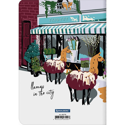 Тетрадь BRAUBERG A5 (147х210мм, 40л, клетка) арт.403776 Китай