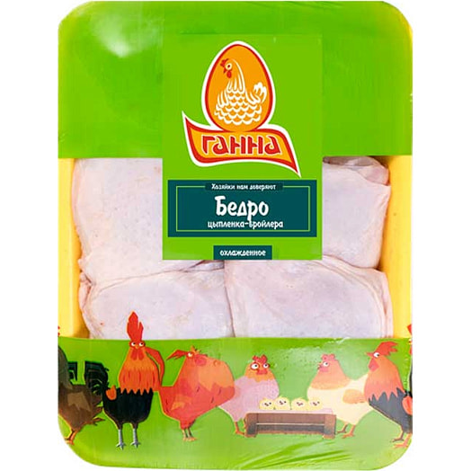 Бедро цыпленка бройлера охл лоток Витебская бройлерная Беларусь