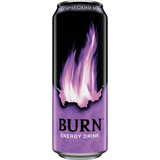 Напиток энергетический Burn Тропический микс 449мл ж/б ООО Мултон Партнерс Россия