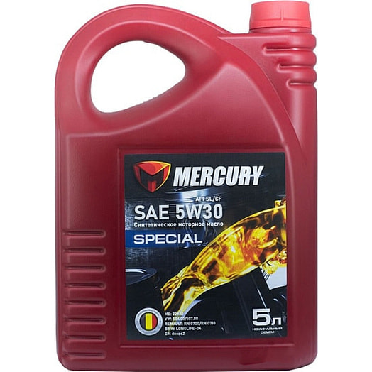 Масло моторное Mercury 5w30 5л ПЭТ синтетическое ЧПТУП Крафтхем Беларусь Mercury