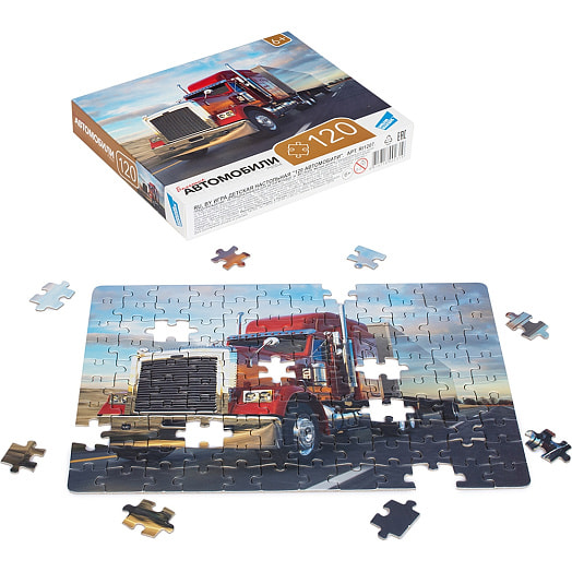 Пазлы 120 Автомобили арт.RI1207C ООО Страна игрушек Беларусь DREAM MAKERS