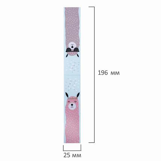 Закладки для книг с магнитом Ламы (6шт) арт.111642 Россия ЮНЛАНДИЯ