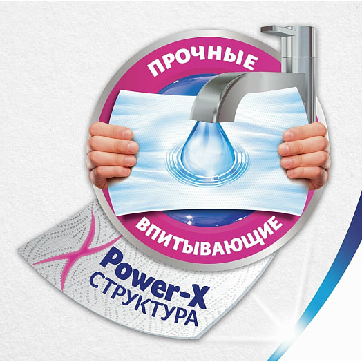 Кухонные полотенца Zewa Premium Decor 4рул. Россия