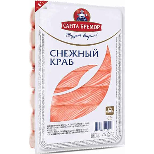 Палочки крабовые Снежный краб 150г замороженные Беларусь