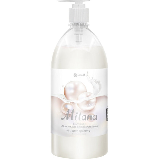 Жидкое крем-мыло Жемчужное 1л с дозатором ООО ТД ГраСС Россия Grass