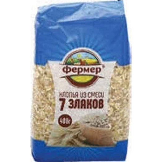 Хлопья из смеси 7 злаков Фермер 400г НТВ Россия
