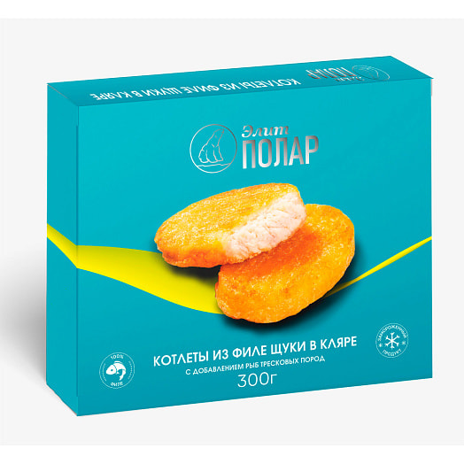 Котлеты из филе щуки в кляре обжар/зам 300г Россия