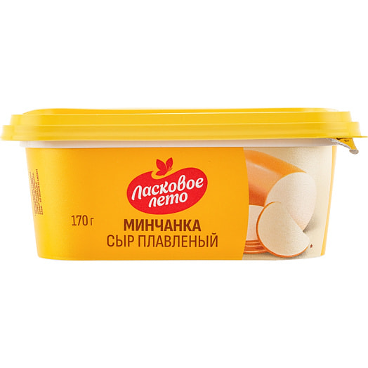 Сыр плавленый Ласковое лето с сыром копч Минчанка 170г ОАО Савушкин продукт Беларусь Савушкин продукт
