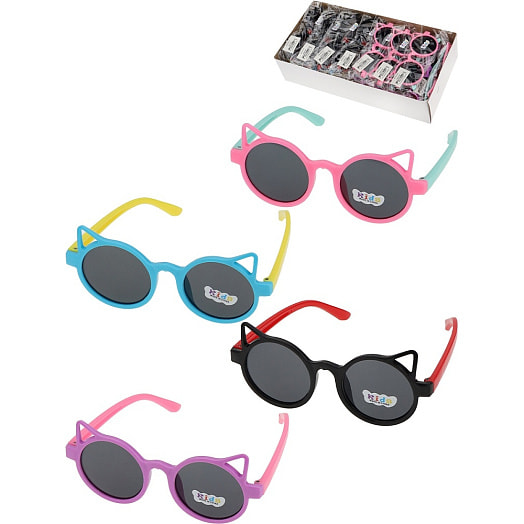 Очки детские Кошечки (125х48х120мм, цвет микс) арт.ДО-5907 Китай