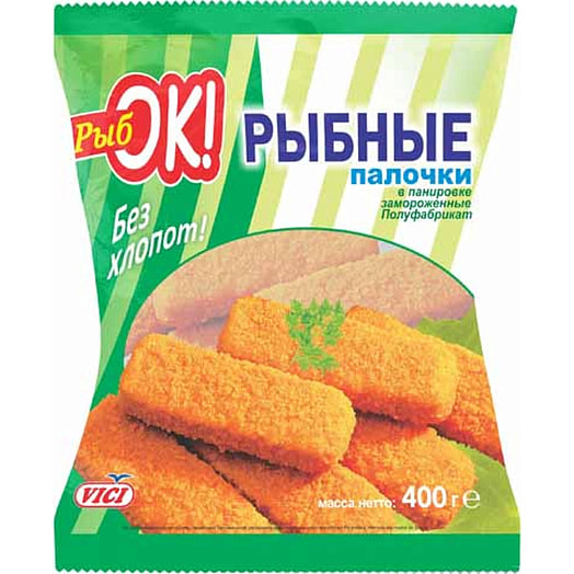 Рыбные палочки РыбОК 400г Литва