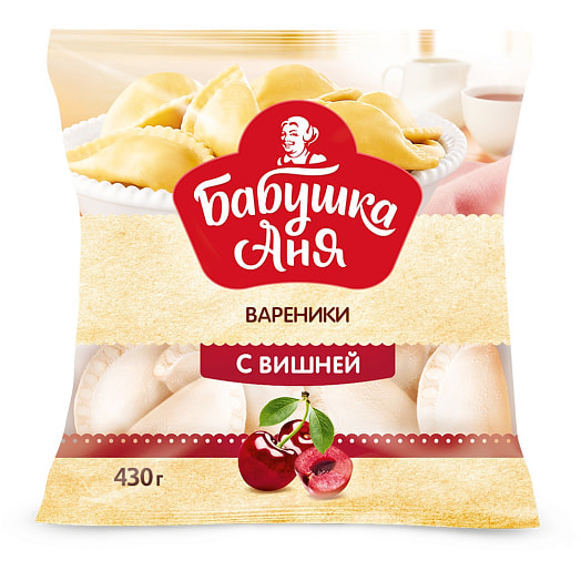 Вареники Бабушка Аня 430г с вишней Беларусь
