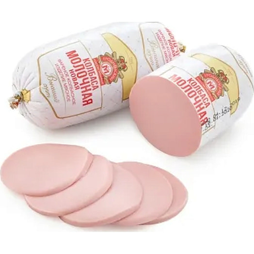 Колбаса вареная Молочная Новая 580г иск/об. в/с Гродненский МК Беларусь