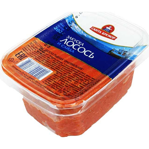 Закуска Лосось и треска 200г Санта Импэкс Беларусь