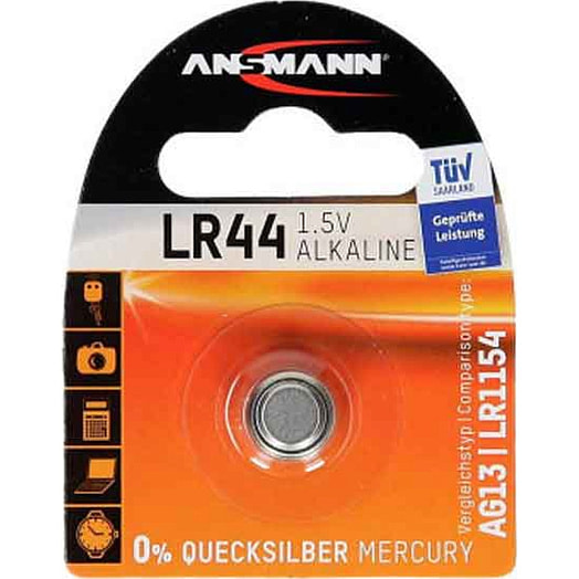 Батарейка LR44 Ansmann Alkaline Round Cell 1.5V 50г ANSMANN AG Германия