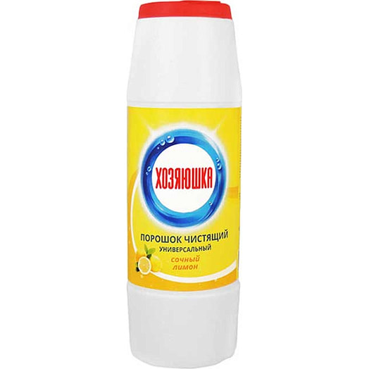 Порошок чистящий ХОЗЯЮШКА Сочный лимон 450г универсальный Беларусь