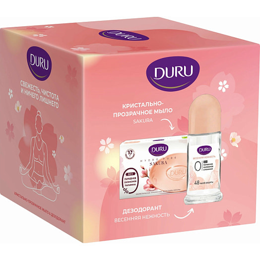 Подарочный набор женский DURU (мыло, дезодорант) Эвьяп Россия DURU