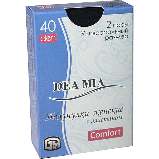 Получулки женские Dea Mia comfort 40 р.23-25 Черный арт.15С1435 Беларусь