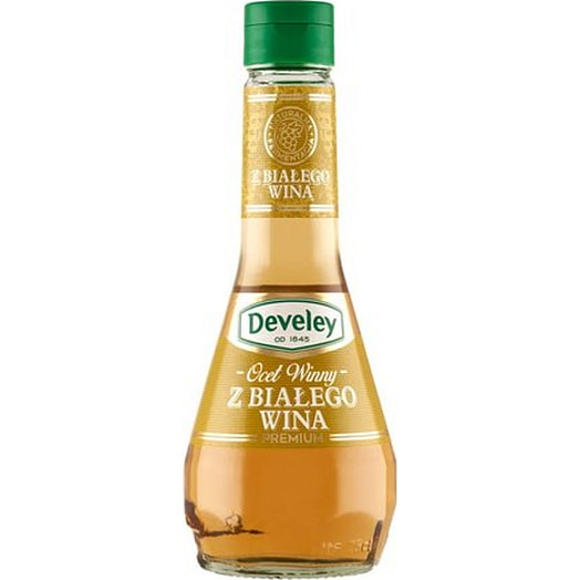 Уксус винный из белого вина DEVELEY PREMIUM 250г ст/б Польша