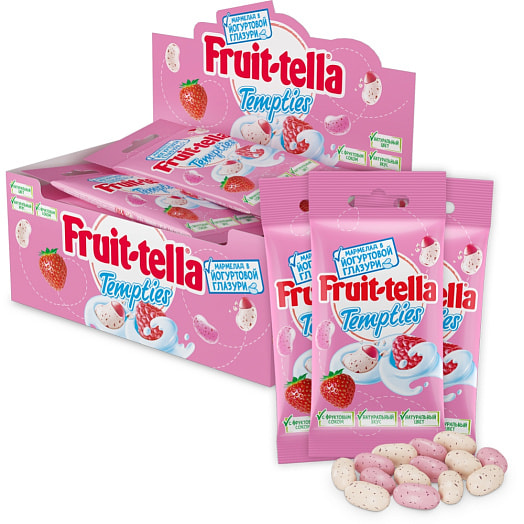 Жевательный мармелад Фруттелла 36г клубника, малина ООО Перфетти Ван Мелле Россия