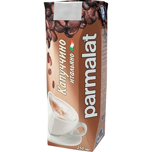 Коктейль молочный с кофе и какао UHT Капуччино Итальяно 1.5% 250мл Россия