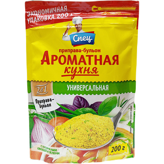 Приправа-бульон Ароматная кухня 200г универсальная Беларусь