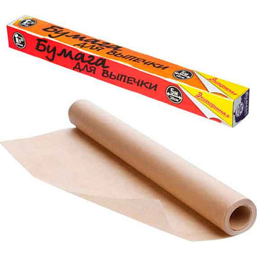 Бумага для выпечки 38смх5м Россия