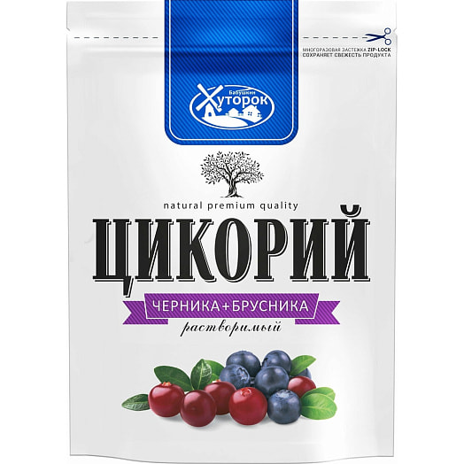 Цикорий Бабушкин хуторок с черникой и брусникой (порошок) 100г Кофейная компания Вокруг света Россия