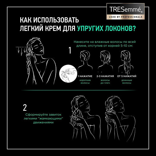 Крем для волос 150мл для вьющихся и пушистых волос Unilever Россия TRESEMME