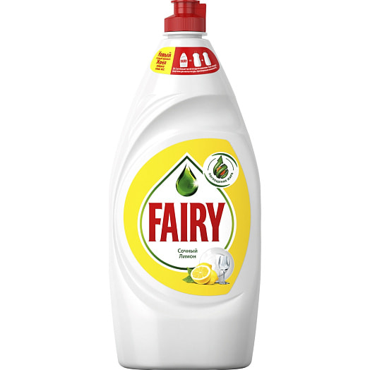 Средство для мытья посуды Fairy 900мл Сочный лимон Россия