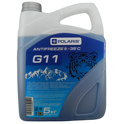 Антифриз Polaris Antifreez-40 G11 5л ПЭТ синий ЧПТУП Крафтхем Беларусь Polaris