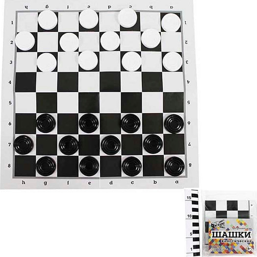 Игра настольная Шашки арт.RS07101 Россия Русский стиль