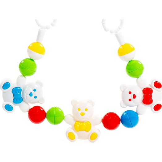 Погремушка-подвеска Весёлые мишки 54см арт.71552 Беларусь