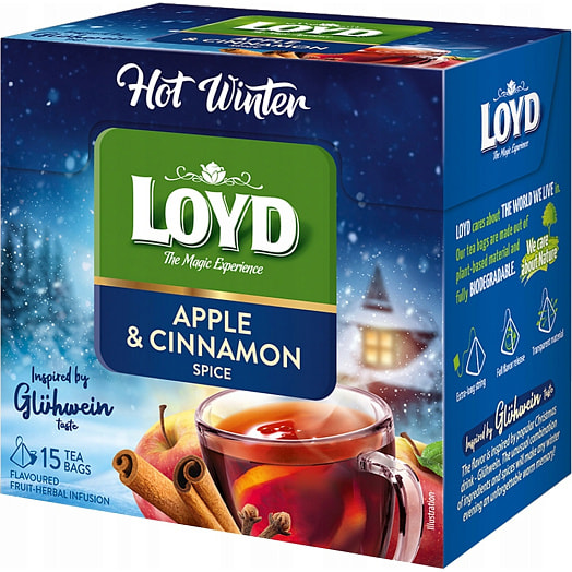 Чайный напиток Loyd Яблоко, корица и специи 15х3г Mokate S.A. Польша Loyd