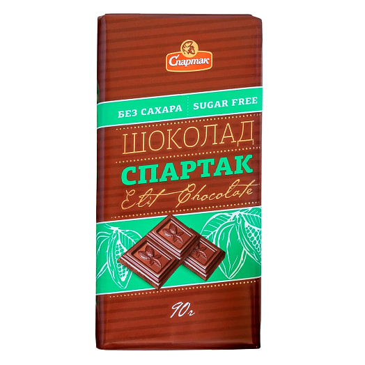 Шоколад 85г горький без сахара СП ОАО Спартак Беларусь Спартак