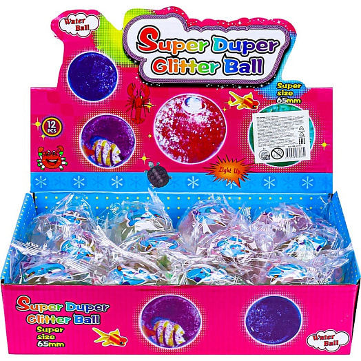 Мяч световой с веревкой Дельфин 6,5см с пищалкой арт.ИК-2951 Китай