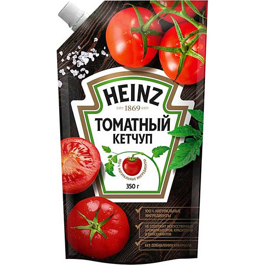 Кетчуп Heinz 320г Томатный Россия