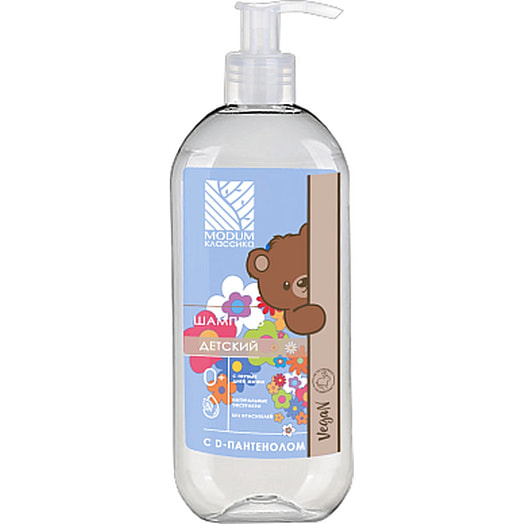 Шампунь MODUM КЛАССИКА Детский 0+ с пантенолом 400мл Модум наша косметика Беларусь MODUM