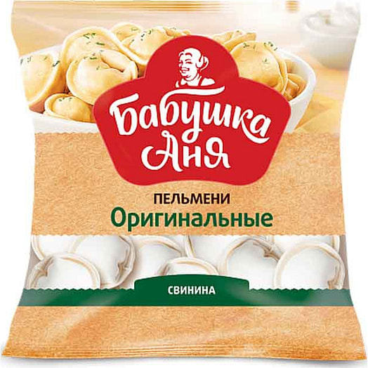 Пельмени Бабушка Аня из свинины 430г замороженные Беларусь