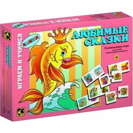 Игра Любимые сказки детская настольная арт.ST76038 Россия Степ Пазл
