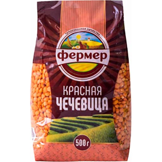 Чечевица 500г красная ООО БерталСервис Россия