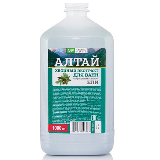 Хвойный экстракт для ванн Алтай ООО Медикалфорт Беларусь Медикалфорт